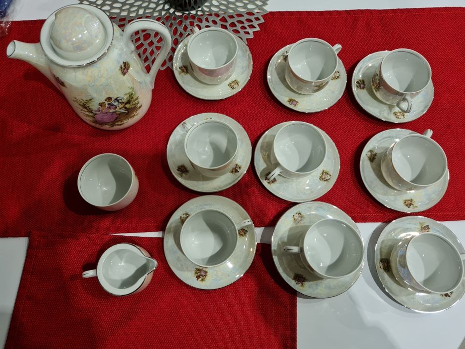 Zestaw kawowy porcelana PRL