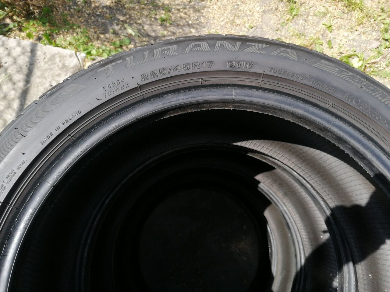 225/45 R17 Bridgestone 7мм.