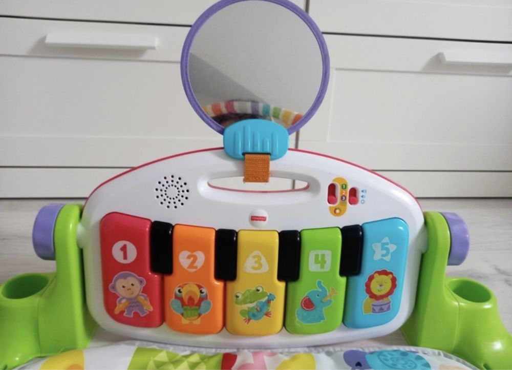 Mata Fisher Price muzyczne zwierzęta pianinko polska wersja