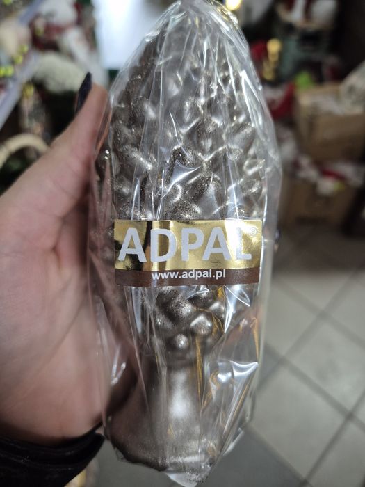 Świeca szyszka piaski pustyni 14 cm
