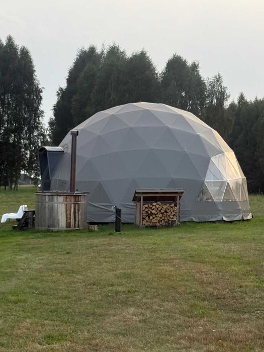 Glamping marki Polidomes kopuła mieszkalna namiot sferyczny Luksusowy