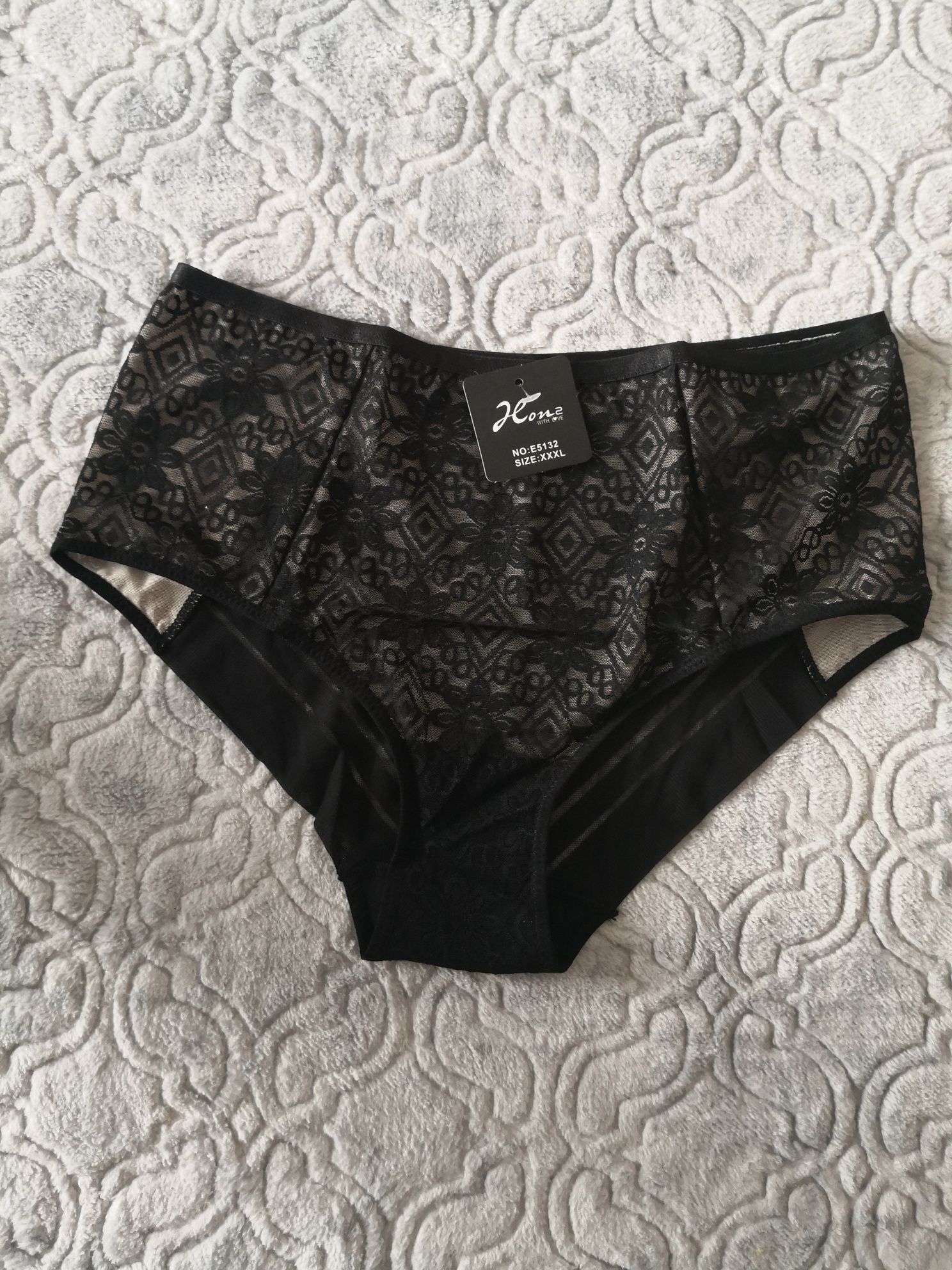 Figi modelujące korygujące XXXL HON2 czarne