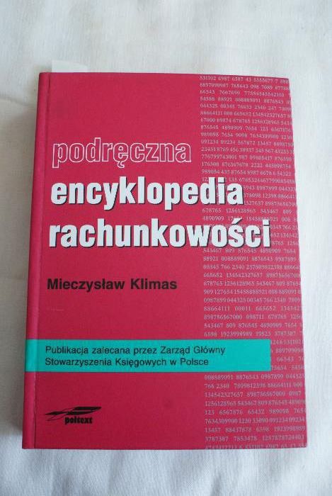 Podręczna encyklopedia rachunkowości. M. Klimas, Nowa