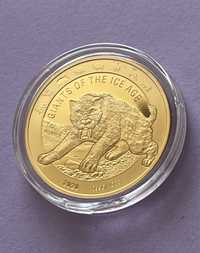 Золотая монета - Саблезубый тигр - Proof