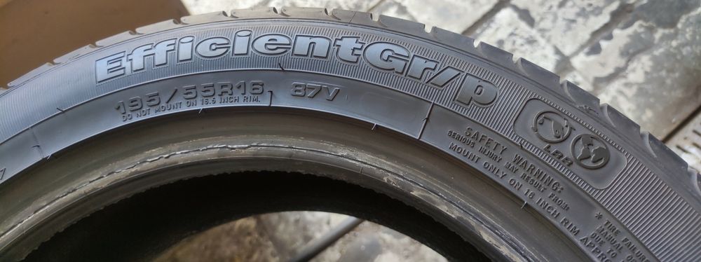2x 195/55R16 Goodyear EfficientGrip 87V 6,87mm