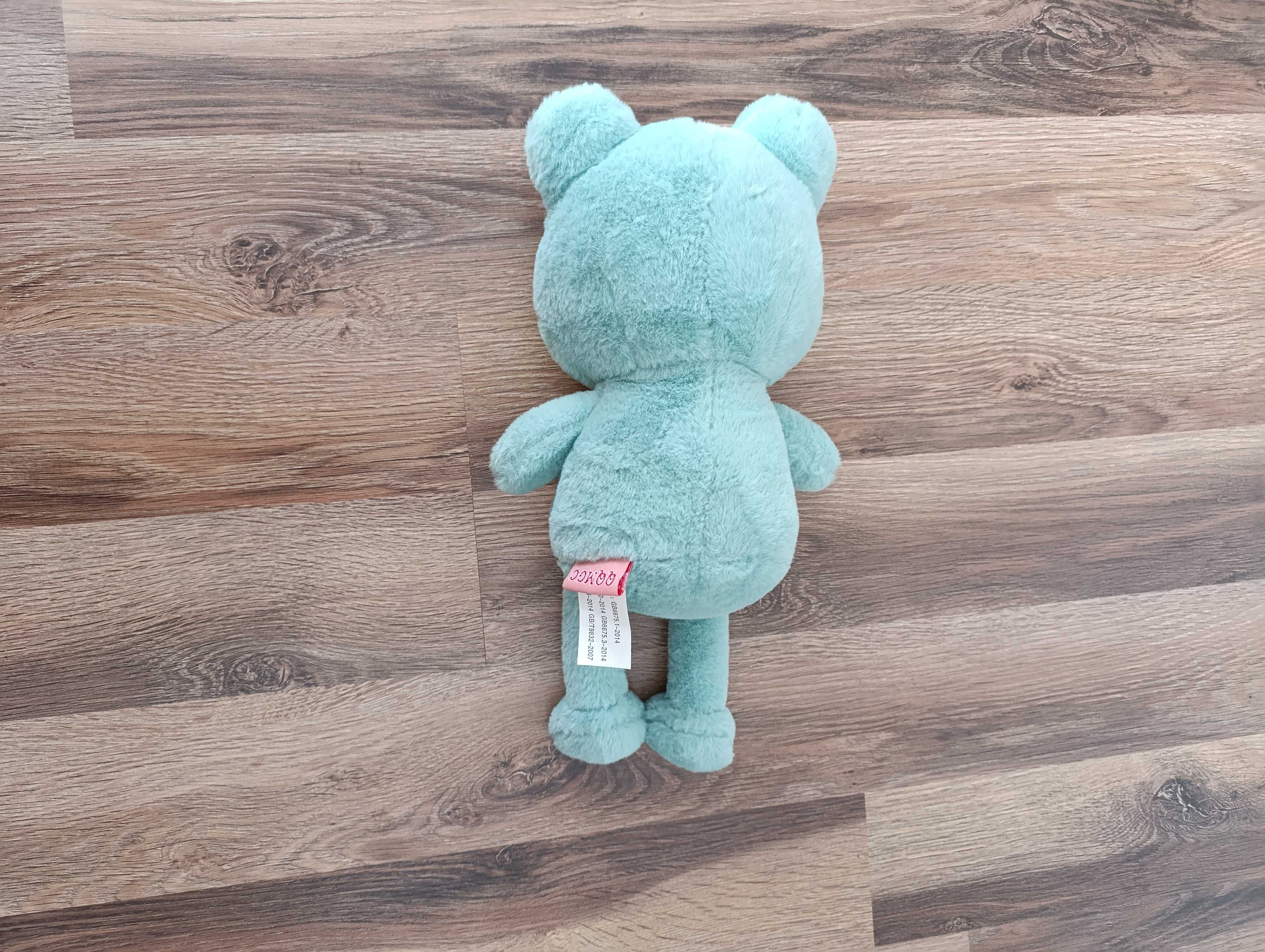 PLUSZOWA ŻABKA żaba pluszak MASKOTKA 35cm Prezent