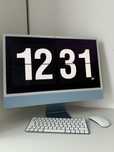 iMac 24”, M1 (2021r.), kolor niebieski - (stan idealny!)