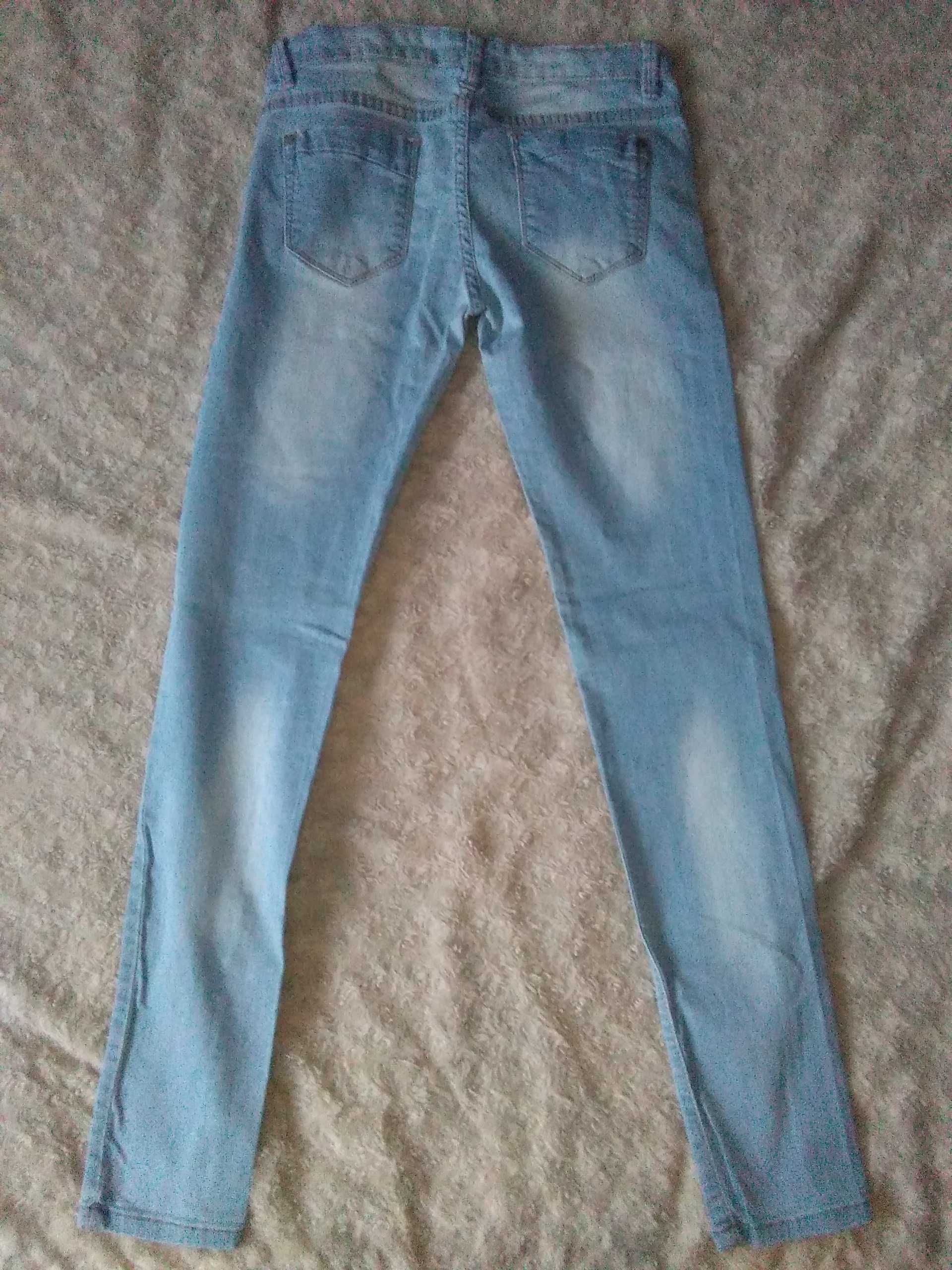 Spodnie jeans (rurki) R36/S