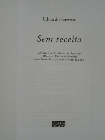 Sem Receita de Eduardo Barroso
