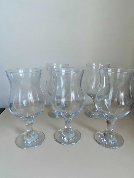 Бокали для латте, келихи для  глінтвейну, коктейлів 5 шт