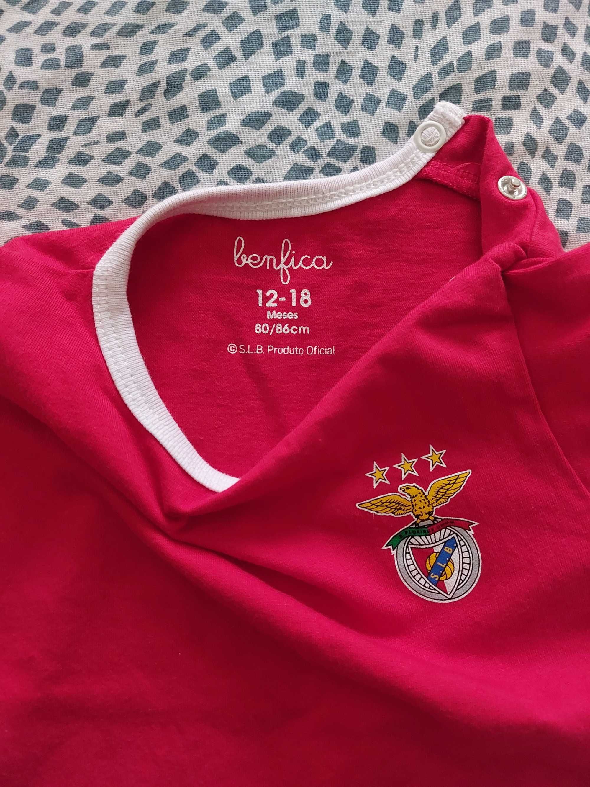 Camisola SLB Oficial - Infantil - Tamanho 80/86 [COMO NOVA]