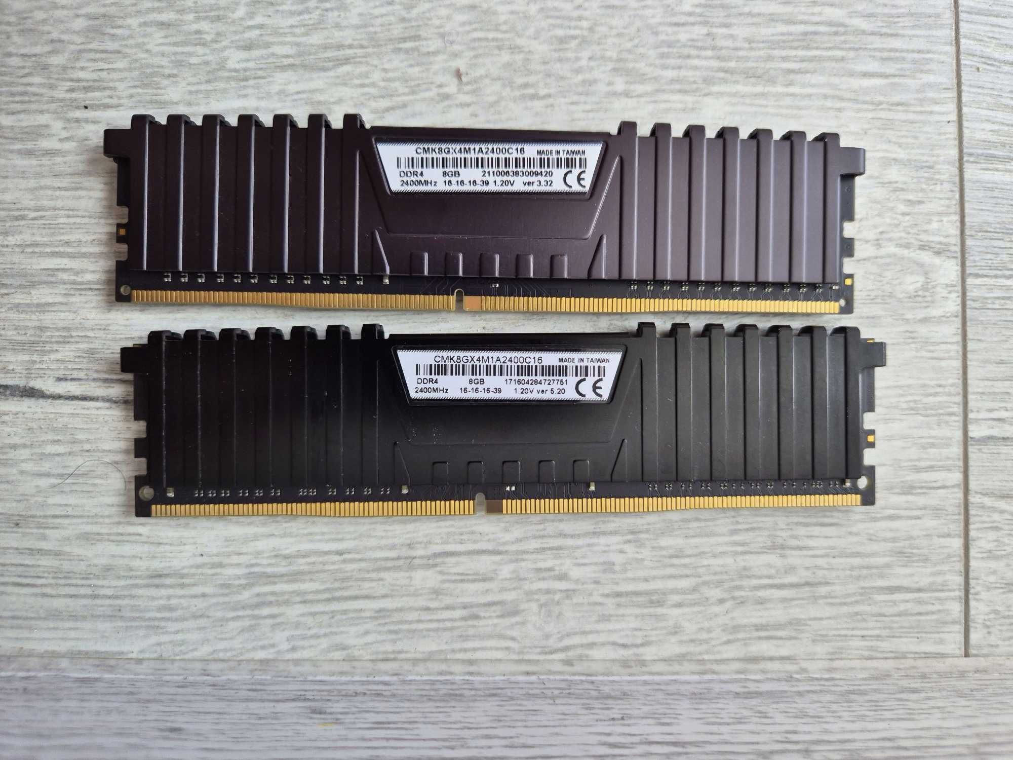 пам'ять DDR4 16GB (2x8) 2400MHz CL16 Corsair Vengeance LPX. Trade-in