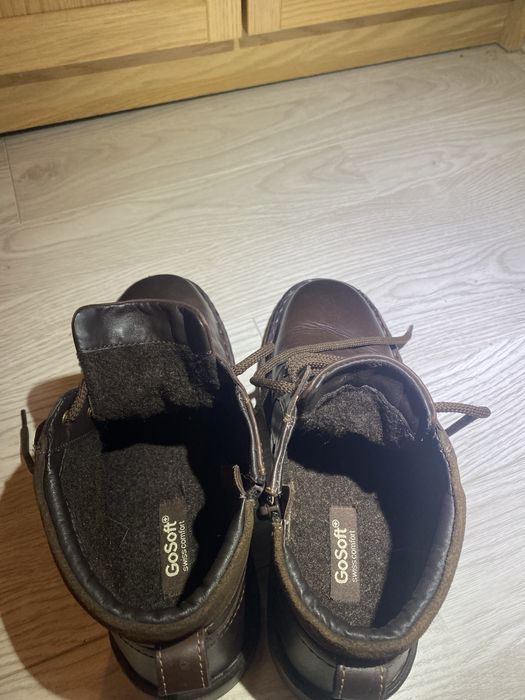 Trzewiki skorzane firmy go soft