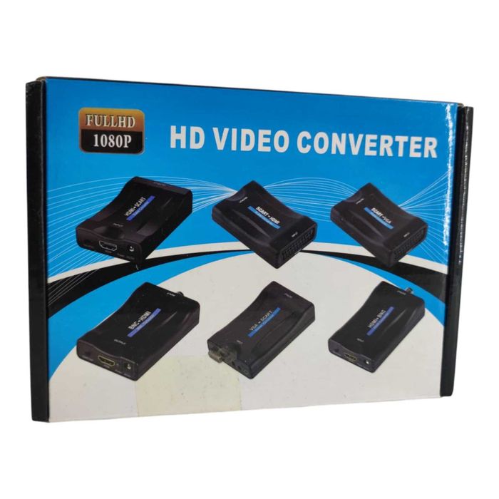adapter konwerter   SCART AV EURO DO HDMI