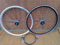 Koło 28" Shimano Nexus 3 Wzmacniane Stożkowe+Zestaw Czarne Srebrne