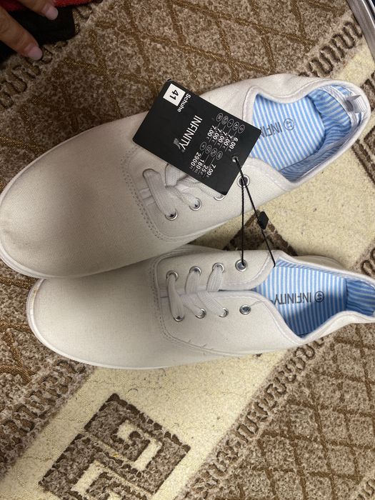 Кеди білі унісекс(41)р