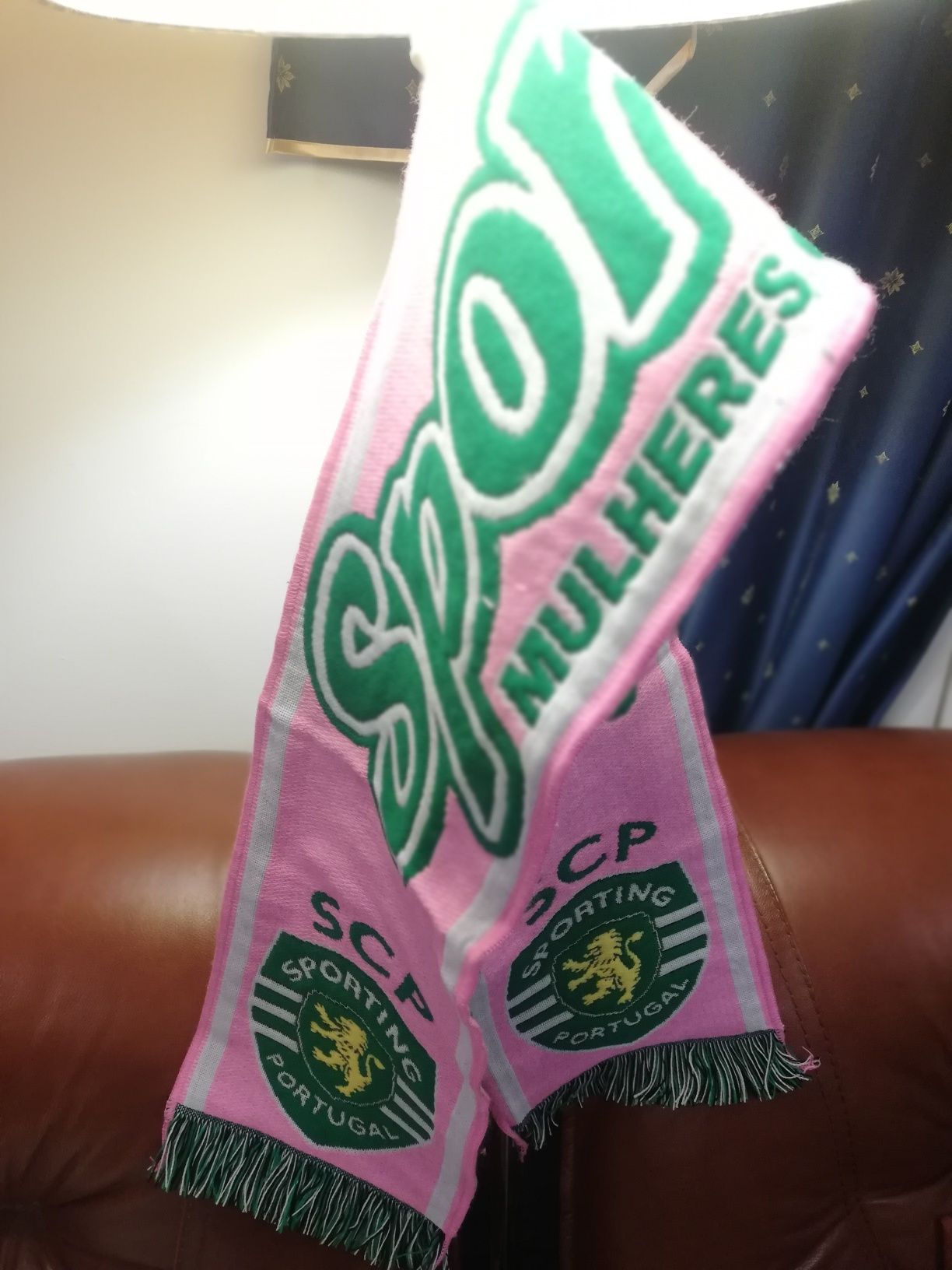 Cachecol Rosa do Sporting