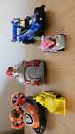 Pojazdy Psi Patrol, Chase, Marshall, Zuma, Rubble, Skye