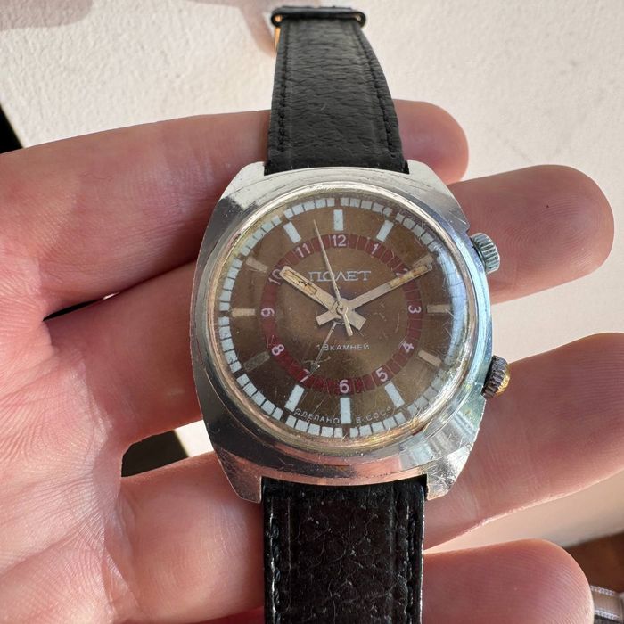Zegarek Poljot 18 Jewels z Budzikiem Alarm