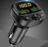 Transmiter FM z Bluetooth, odtwarzacz muzyki z kart pamięci i pendrive