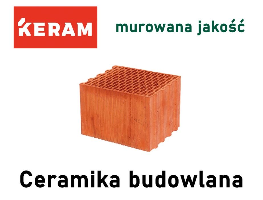 Pustak ceramiczny, pustaki, bloczek MAX 25 P+W KERAM 360/250/238