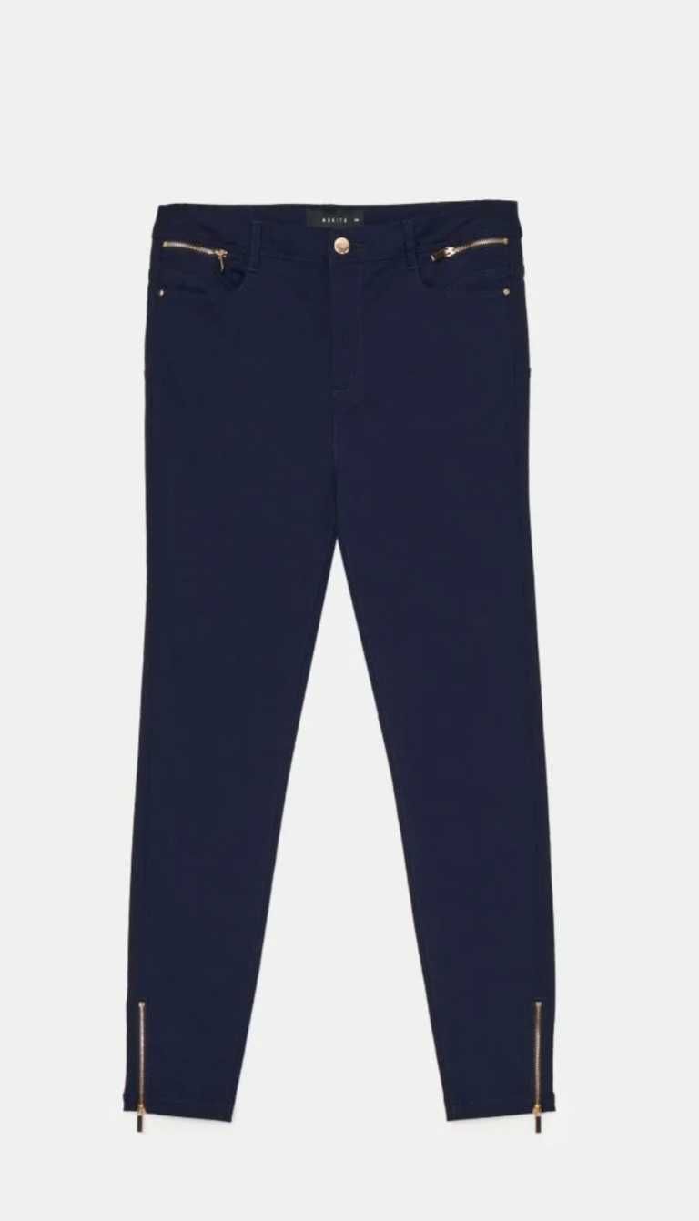 Spodnie NOWE Mohito granat 36