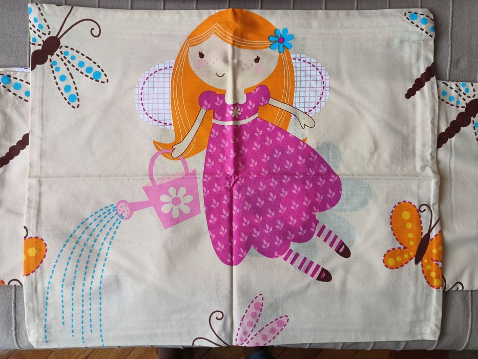 Komplet pościeli IKEA bawena100%dla dziewczynki we wróżki