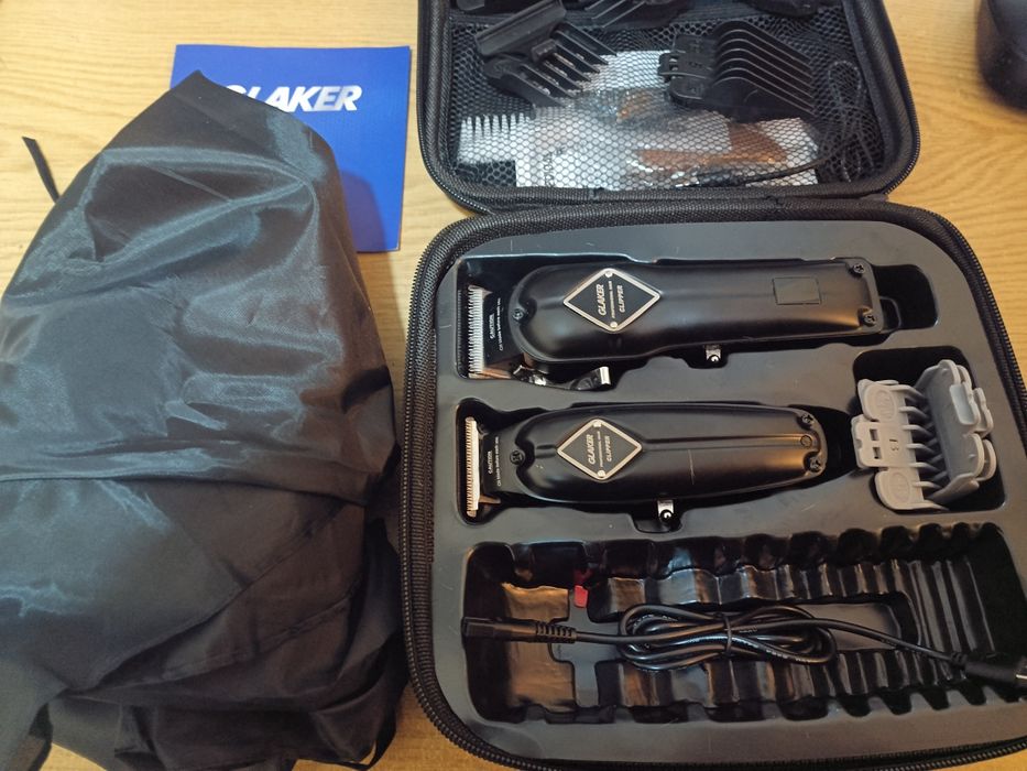 Набір для стрижки Glaker 2 машинки в кейсі на акумуляторах