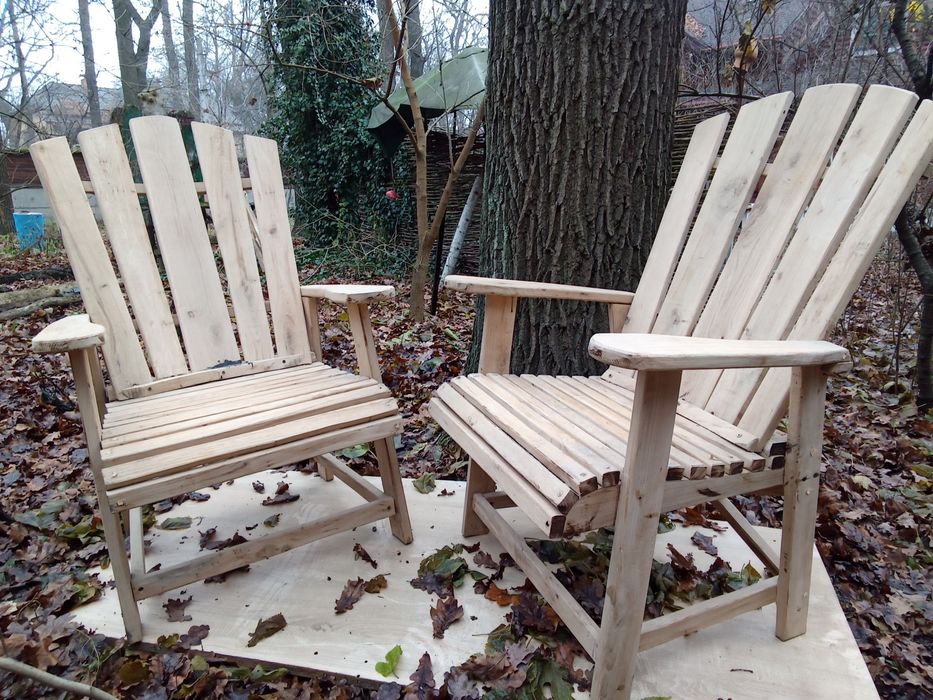 Стілець дубовий садовий