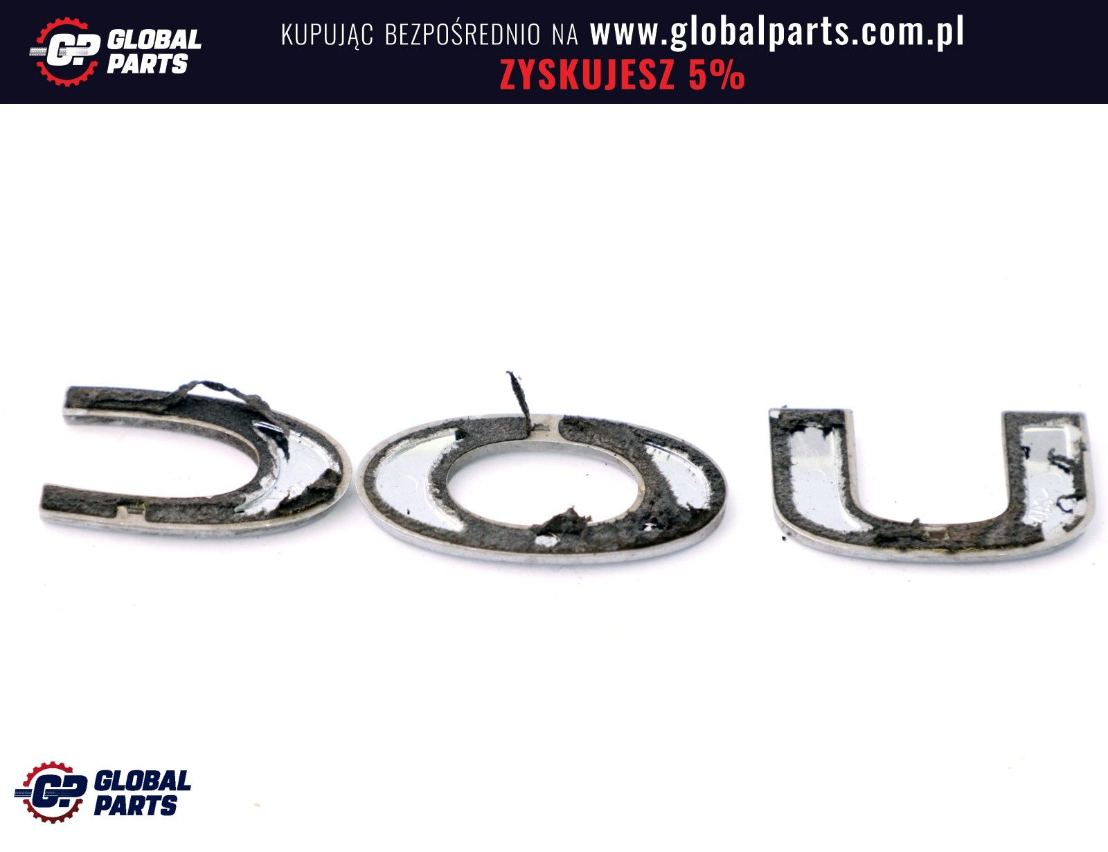 Mini Countryman R60 Napis Emblemat Znaczek Logo Chrom