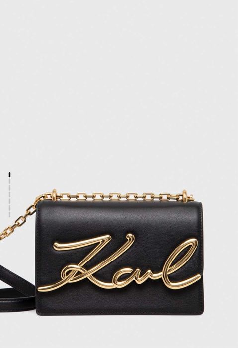 Шкіряна сумочка Karl Lagerfeld оригінал
