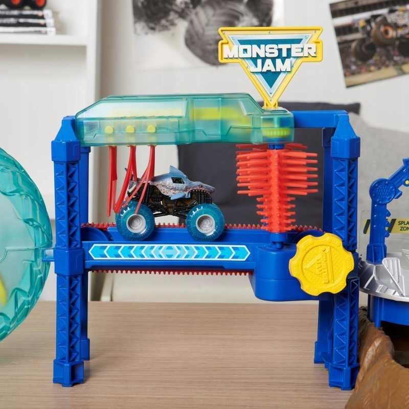 Spin Master Zestaw Supermyjnia Monster Jam Megalodon + auto, NOWY