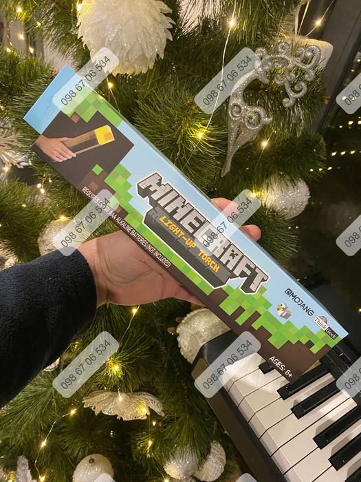 Оригінальний Ліхтар майнкрафт, факел minecraft torch світильник,