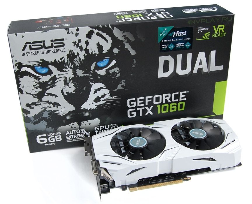 Видеокарта Asus Geforce Gtx 1060 6gb