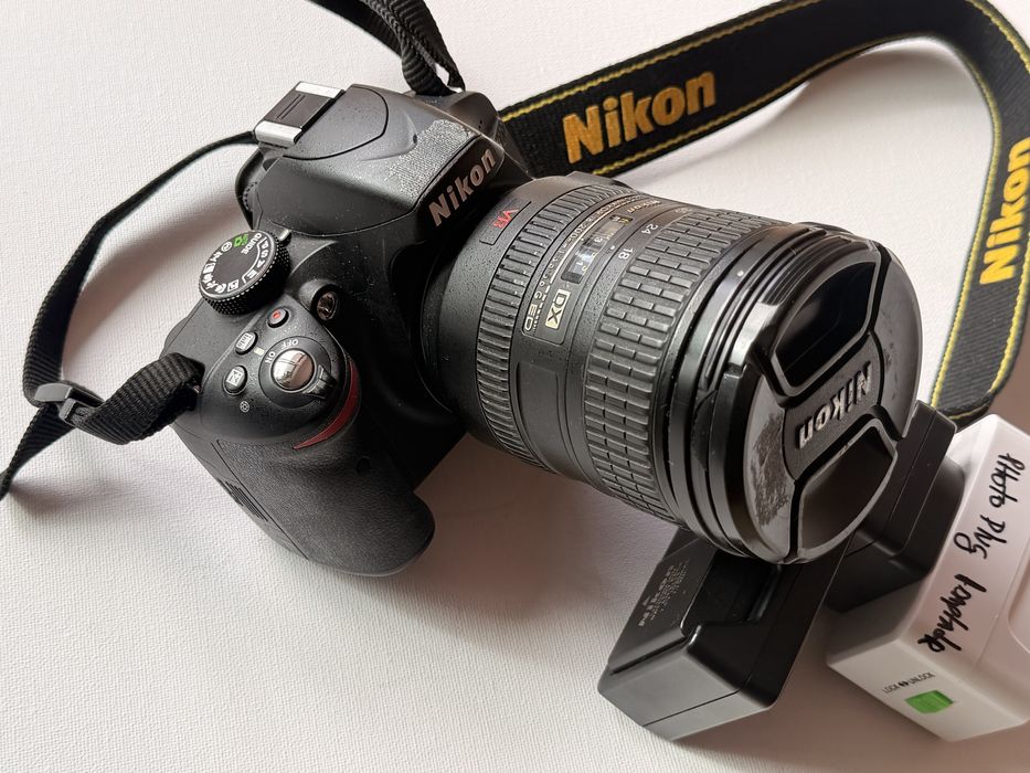 Nikon D3200 DSLR + Lente original +Nikkor 18–200mm f/3.5–5.6G ED VR II
