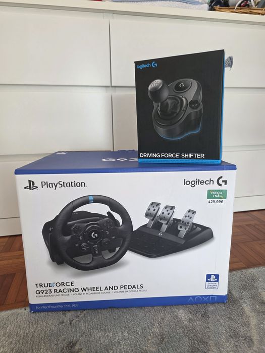 Logitech G923 TrueForce + Shifter