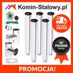 Wkład Kominowy Okrągły do Komina Fi160/5m/1mm - Kwaso-Żaroodporny