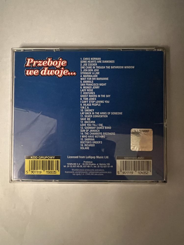 CD: "Przeboje we dwoje"