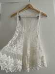 top boho de renda