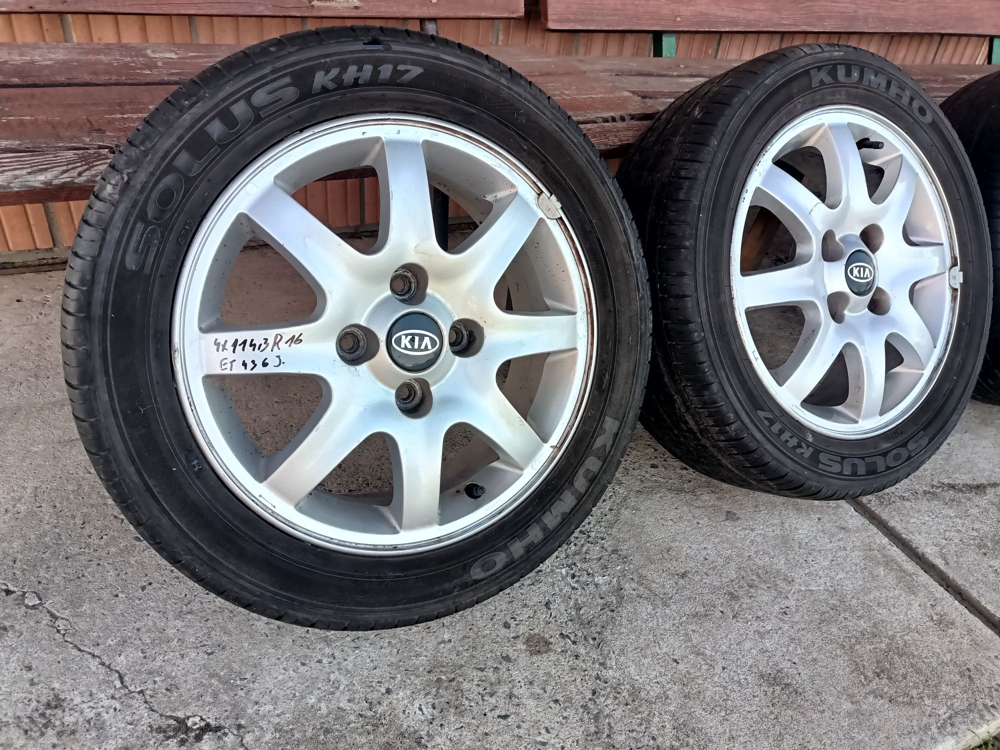 Felgi 4x114,3 R16 KiA Honda