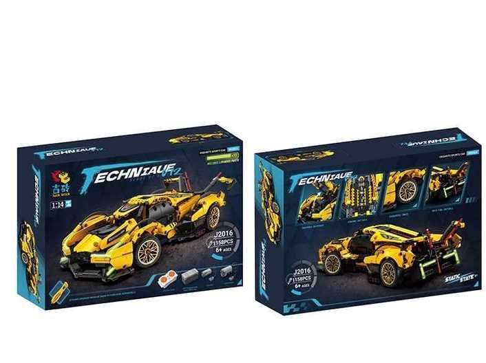 Конструктор Qman 3 в 1, машина, інерція, 637дет.