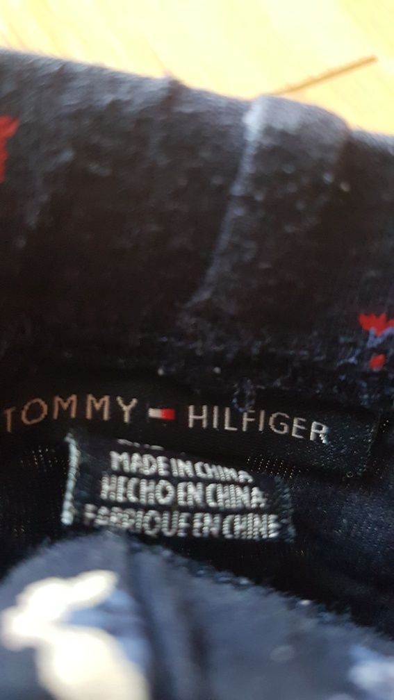 Getry 12 tommy hilfiger 74-80 granatowe w kwiaty jak newbie