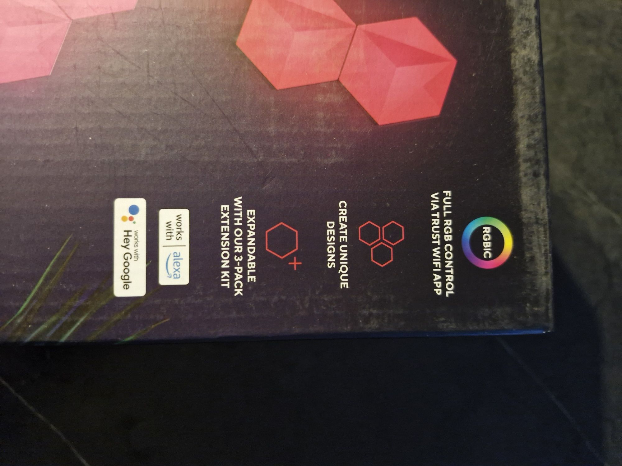 TRUST GXT 902 VYBZ Panele świetlne RGB Hexagon LED