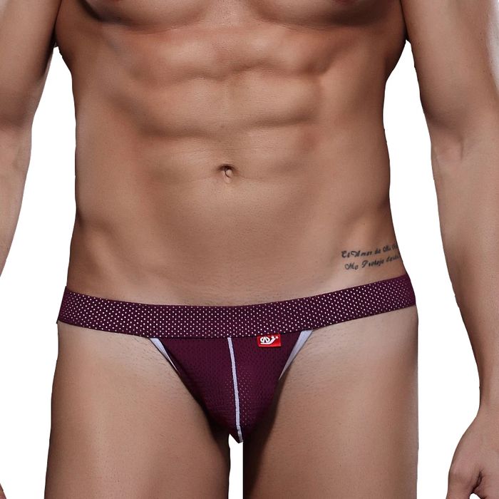 Męskie Sexowne Siateczkowe Stringi i Jockstrapy w Jednym - S