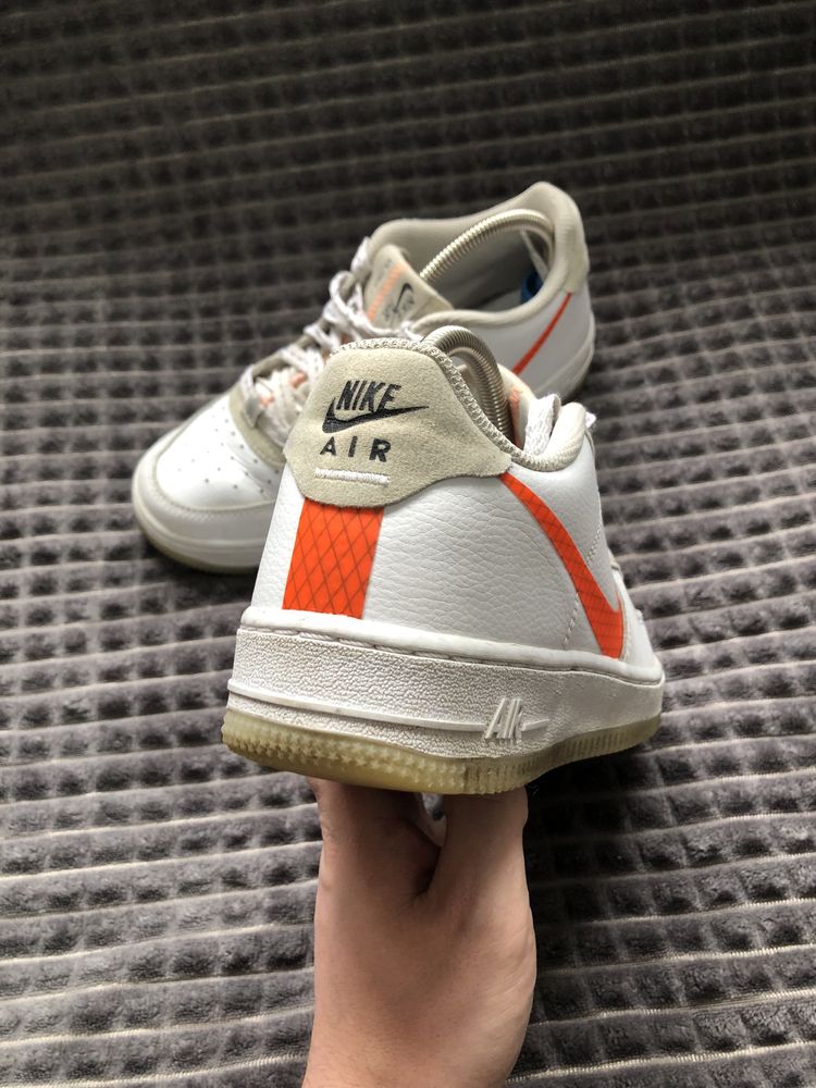 NIKE AIR FORCE 1 (36.5) 23.5см кроссовки белые женские детские оригина