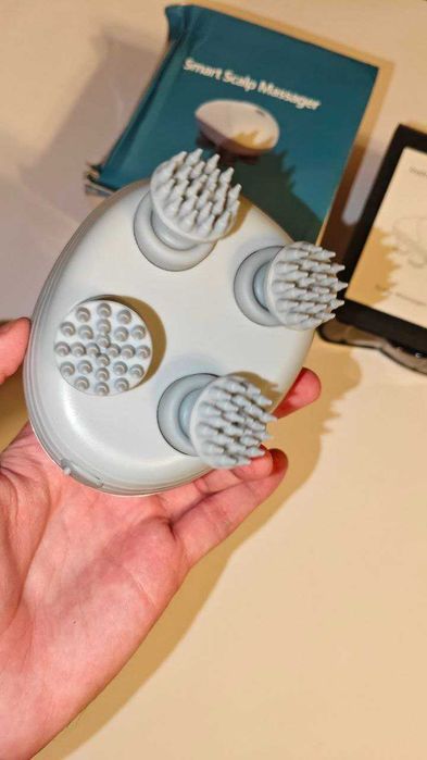 Електричний масажер для тварин (USB, 4 головки, для котів і собак)