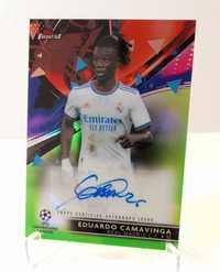 Eduardo Camavinga karta z autografem Topps Finest 2022