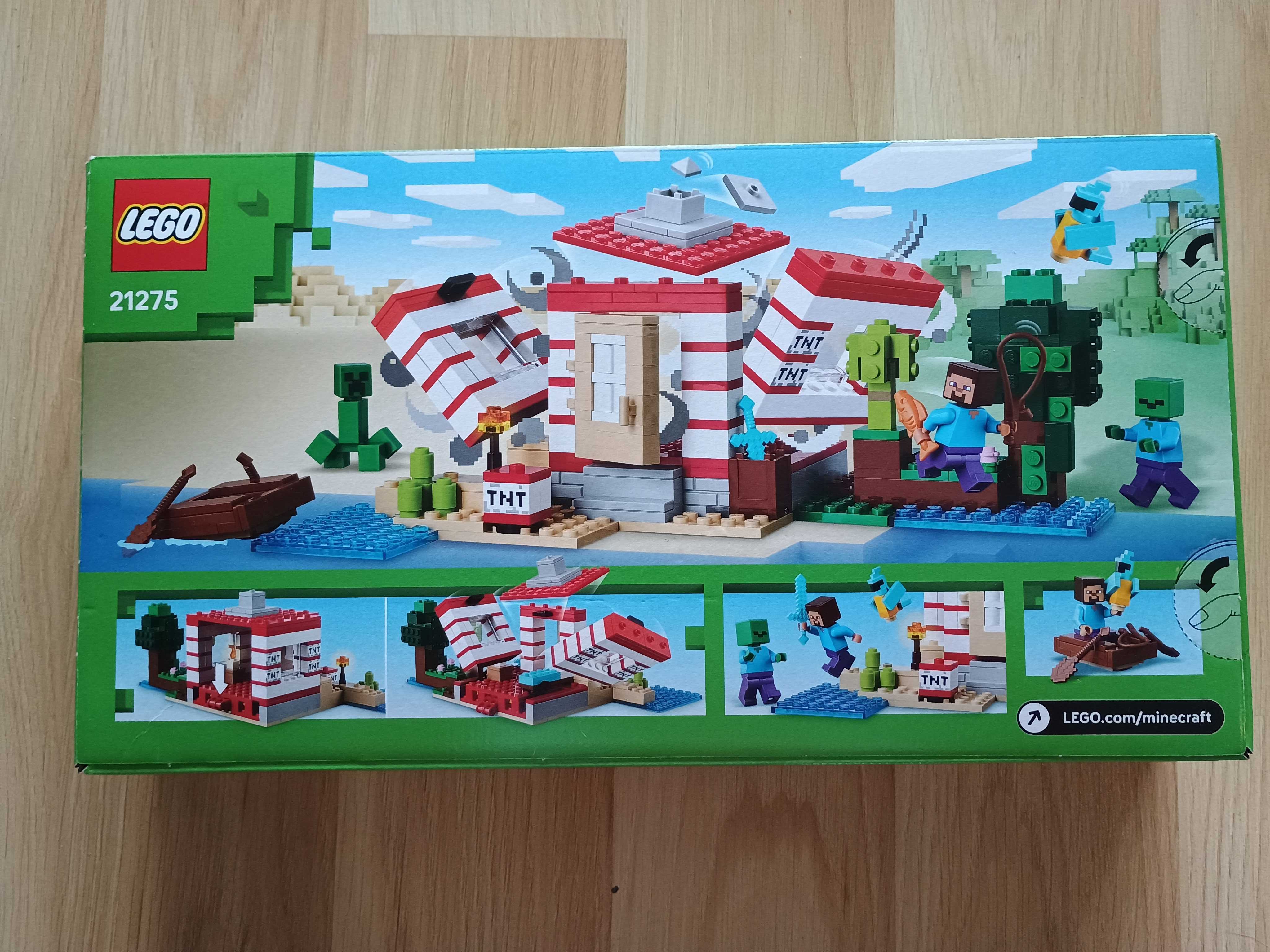 LEGO Minecraft 21275 dom TNT w dżungli