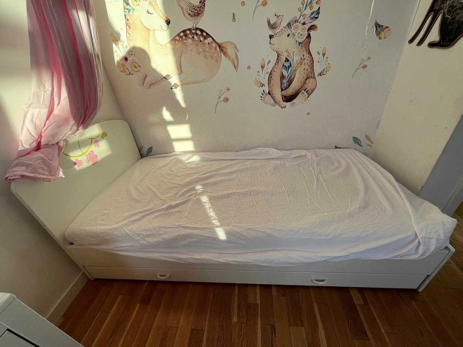 Łóżko Meblik 180x90 - Róża Róż + materac. Odbiór Warszawa