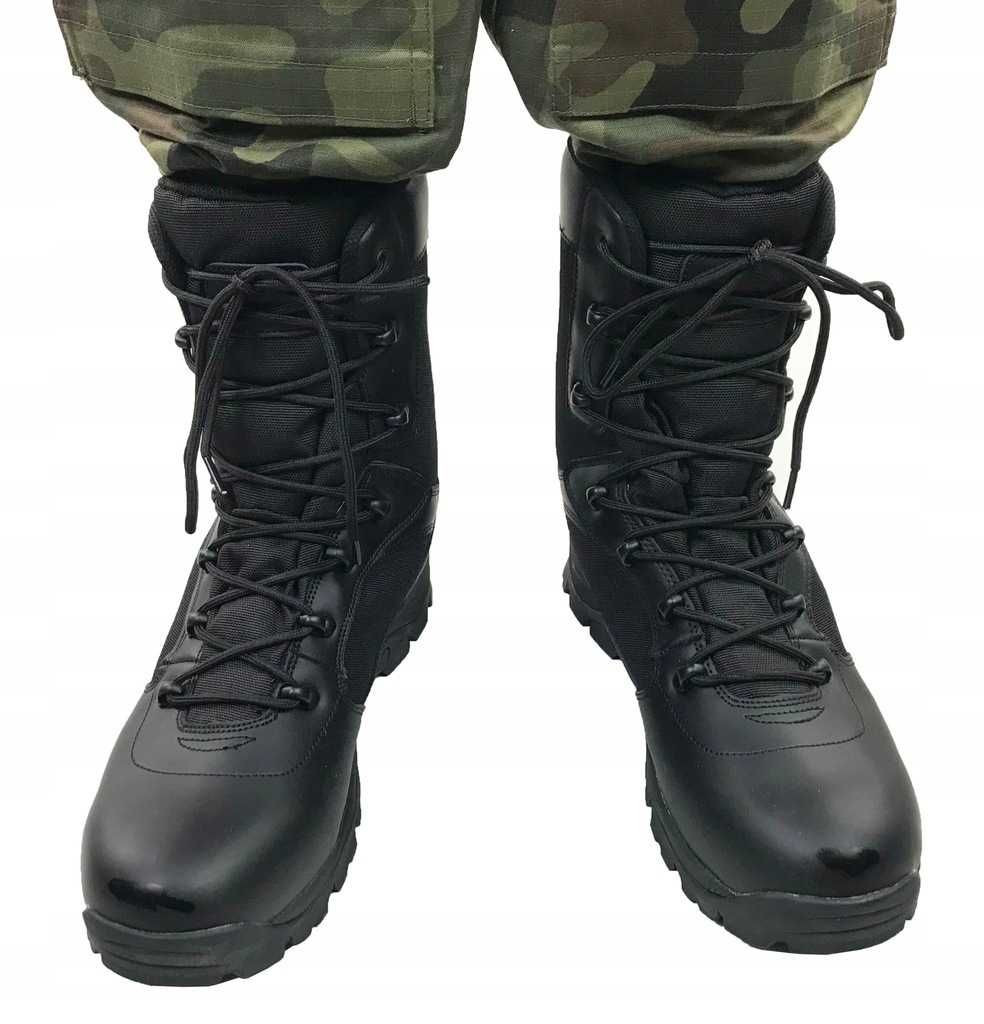 Buty TACTICAL wysokie sznurowane glany MMB r. 37 - WYPRZEDAŻ